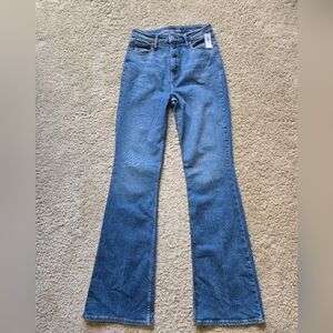 Old Navy Higher High Rise Flare Jeans Womens 6 Tall Blue